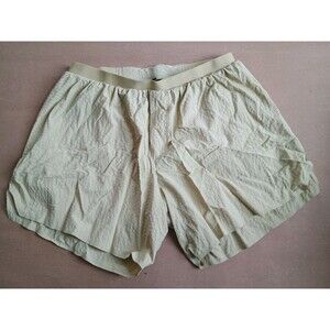 Lululemon Surge Liner Missing Short 6"  Dew Green/Auric Gold, Size Large